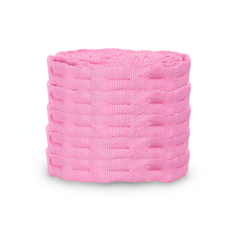 A pair of pink shoes